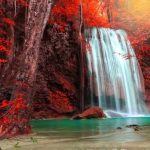 3D ŞELALE POSTER KİŞİYE ÖZEL BASKI 50